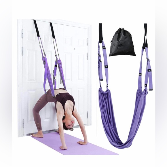 Other - NEW - Yoga Fitness Stretching Strap, Back Bend Assist Trainer- Over Door
